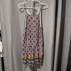 Patterned romper